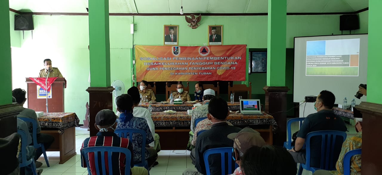 Sosialisasi Pembentukan Desa Tangguh bersama Wakil Bupati Tuban